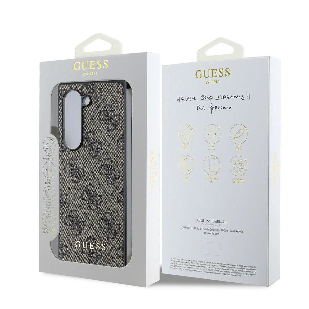 Capa para Samsung Galaxy Z Fold6 F956, Guess, 4G, Preta