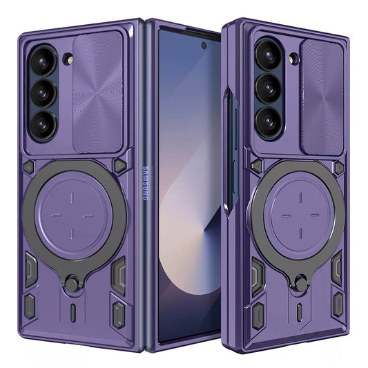 Capa para Samsung Galaxy Z Fold6 F956, Techsuit, CamGuard Pro, Roxo