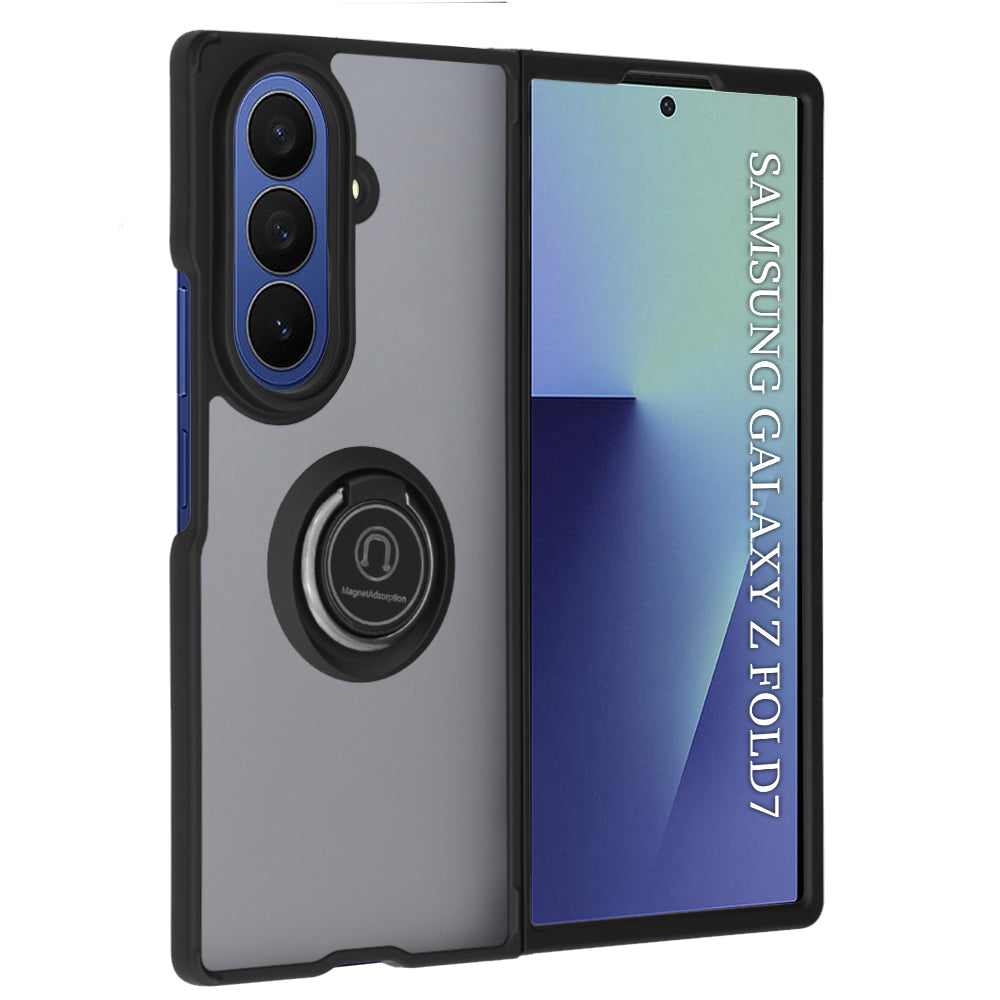 Case for Samsung Galaxy Z Fold7 F966, Techsuit, Glinth, Black