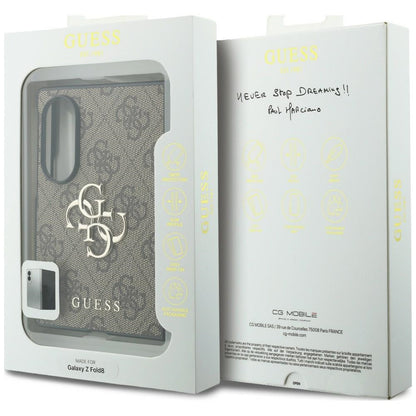 Capa para Samsung Galaxy Z Fold8 F971, Guess, 4G Big Logo, Castanha
