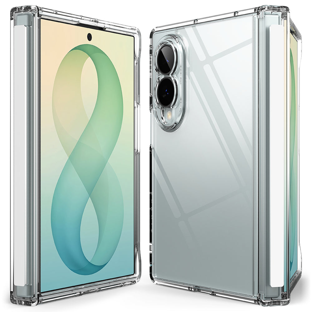 Capa para Samsung Galaxy Z Fold8 F971, Ringke, Fusion Flap, Transparente