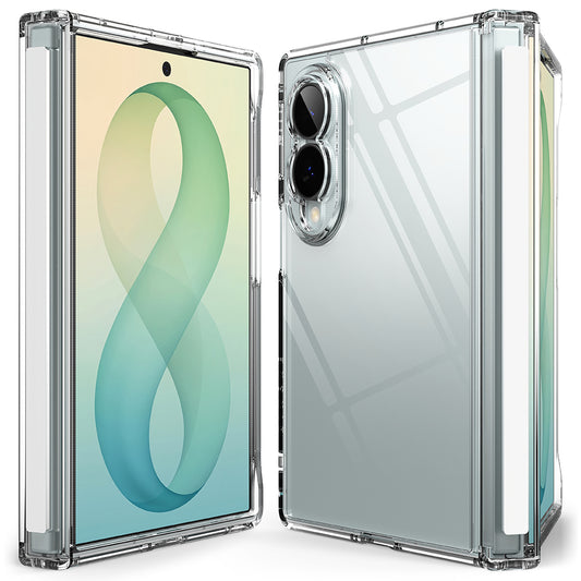 Capa para Samsung Galaxy Z Fold8 F971, Ringke, Fusion Flap, Transparente