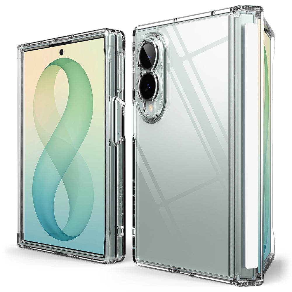Capa para Samsung Galaxy Z Fold8 F971, Ringke, Fusion Flap, Transparente
