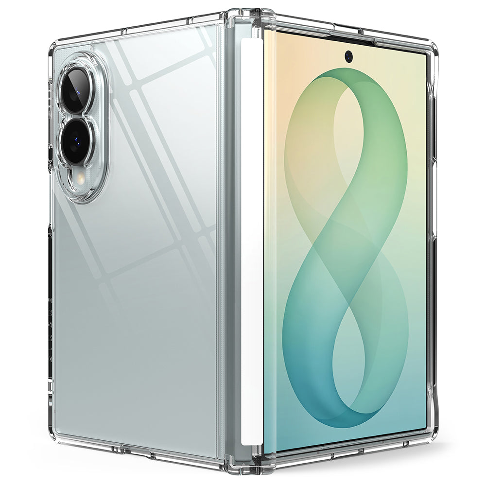 Capa para Samsung Galaxy Z Fold8 F971, Ringke, Fusion Flap, Transparente