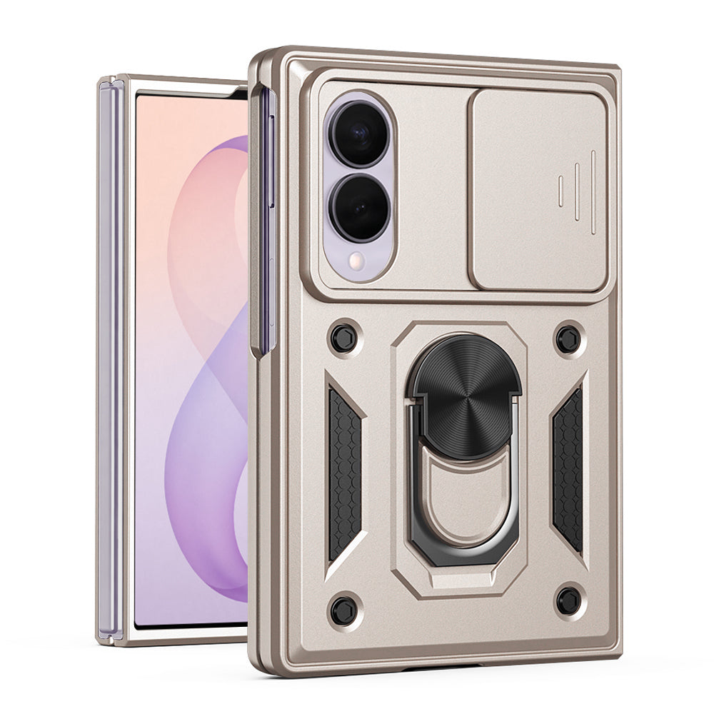 Capa para Samsung Galaxy Z Fold8 F971, Techsuit, CamShield, Dourada