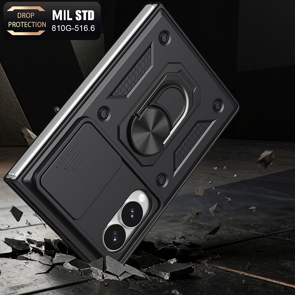 Capa para Samsung Galaxy Z Fold8 F971, Techsuit, CamShield, Dourada