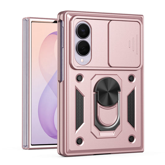 Capa para Samsung Galaxy Z Fold8 F971, Techsuit, CamShield, Rosa Dourado
