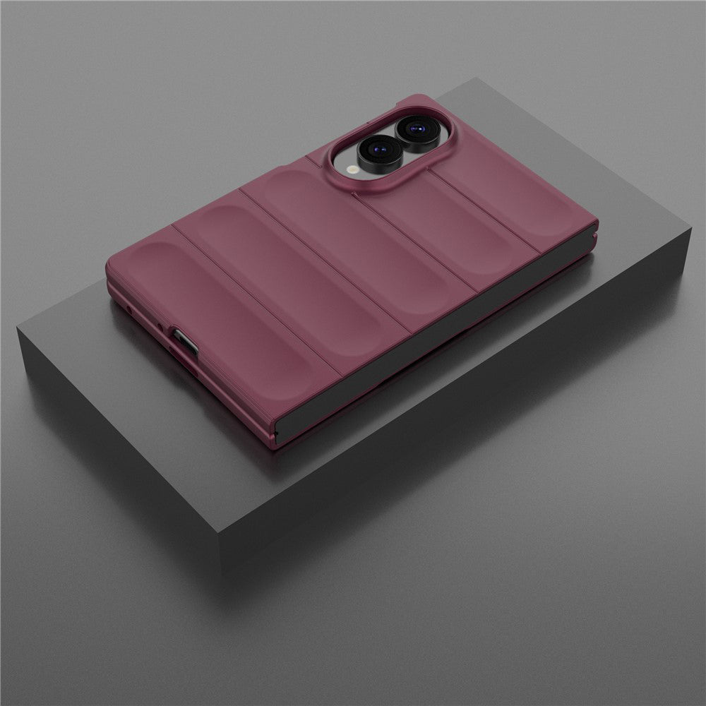 Capa para Samsung Galaxy Z Fold8 F976, Techsuit, Magic Shield, Vinho