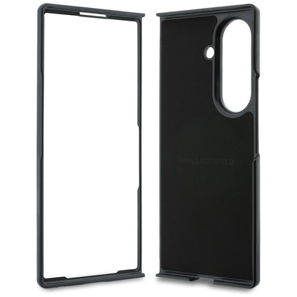 Capa para Samsung Galaxy Z Fold8 Ultra F976, Karl Lagerfeld, Karl & Choupette Head Pin, Preta