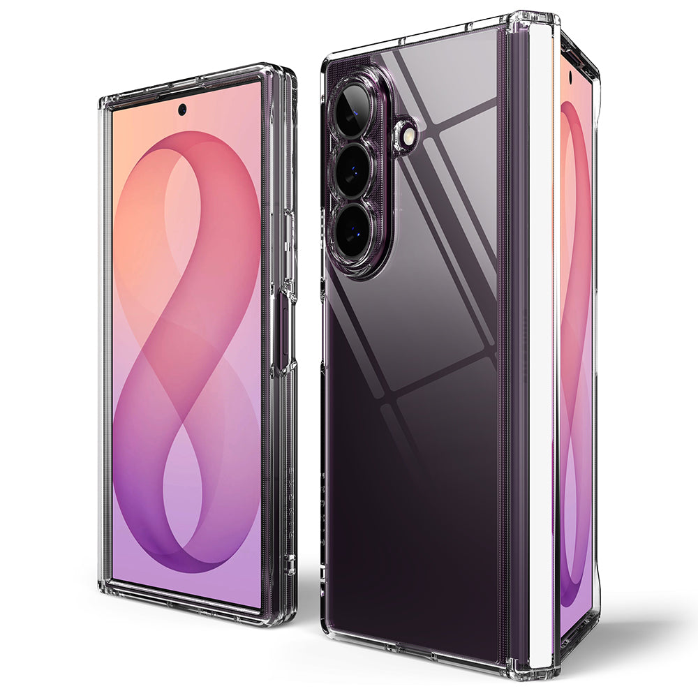 Capa para Samsung Galaxy Z Fold8 Ultra F976, Ringke, Fusion Flap, Transparente