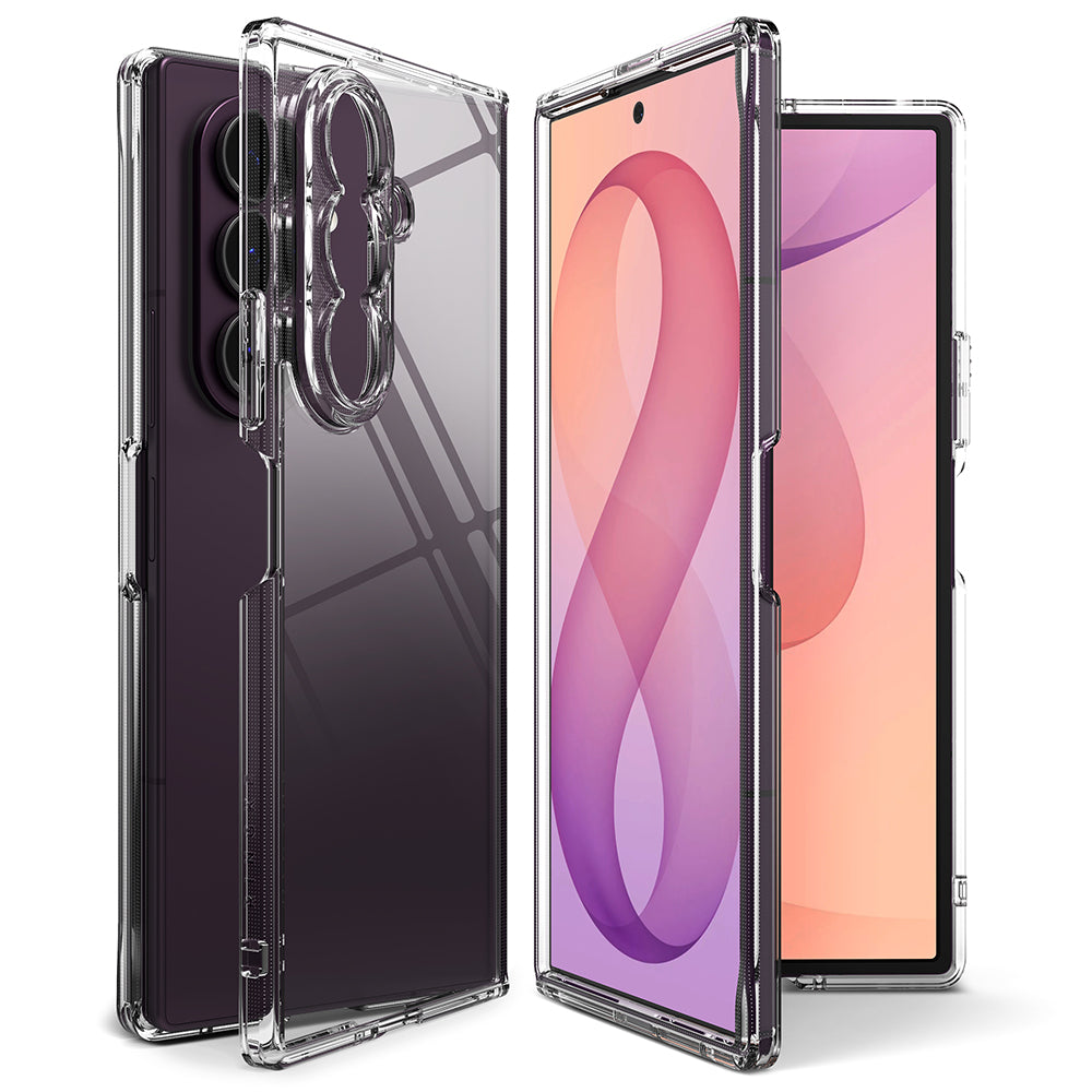 Capa para Samsung Galaxy Z Fold8 Ultra F976, Ringke, Fusion, Transparente