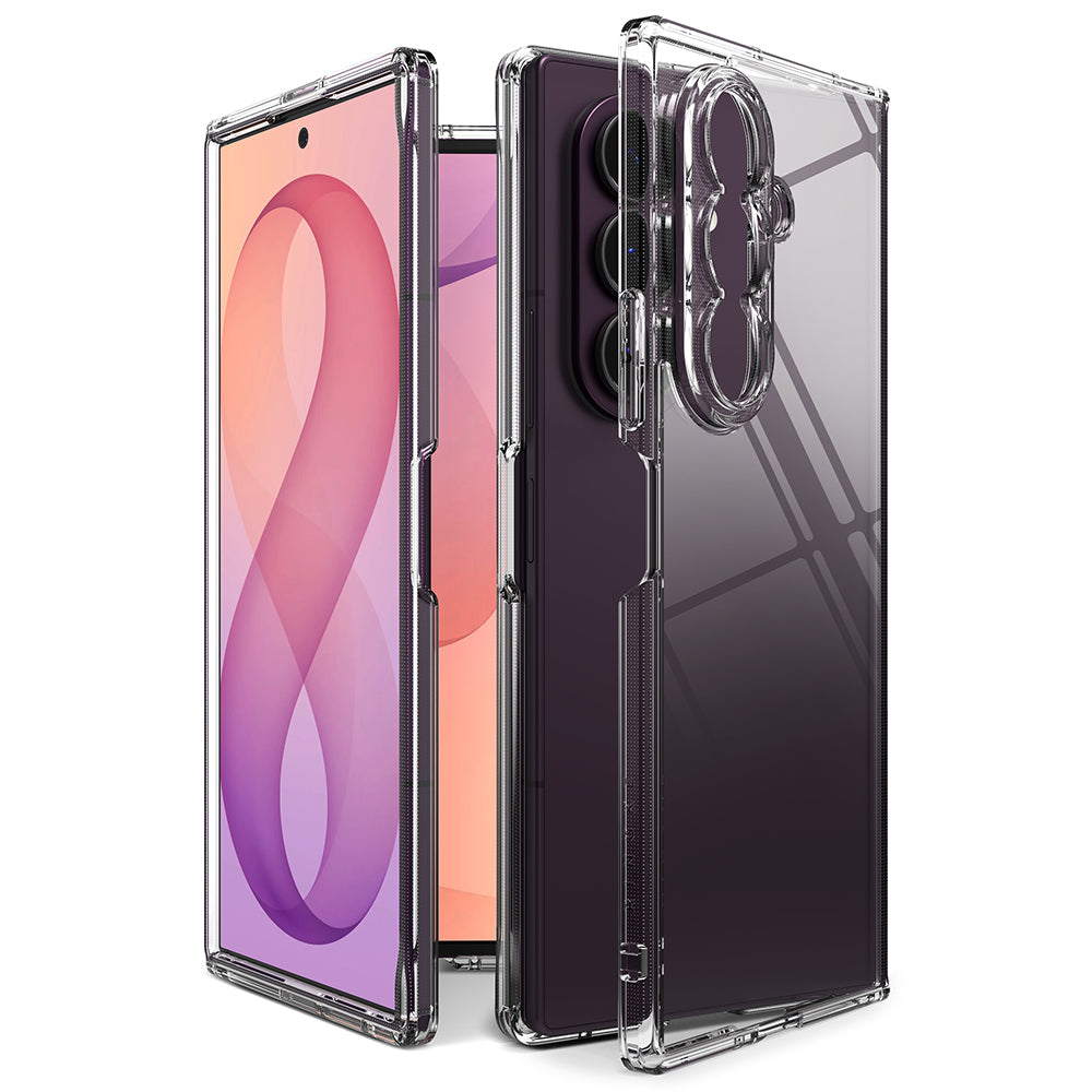 Capa para Samsung Galaxy Z Fold8 Ultra F976, Ringke, Fusion, Transparente
