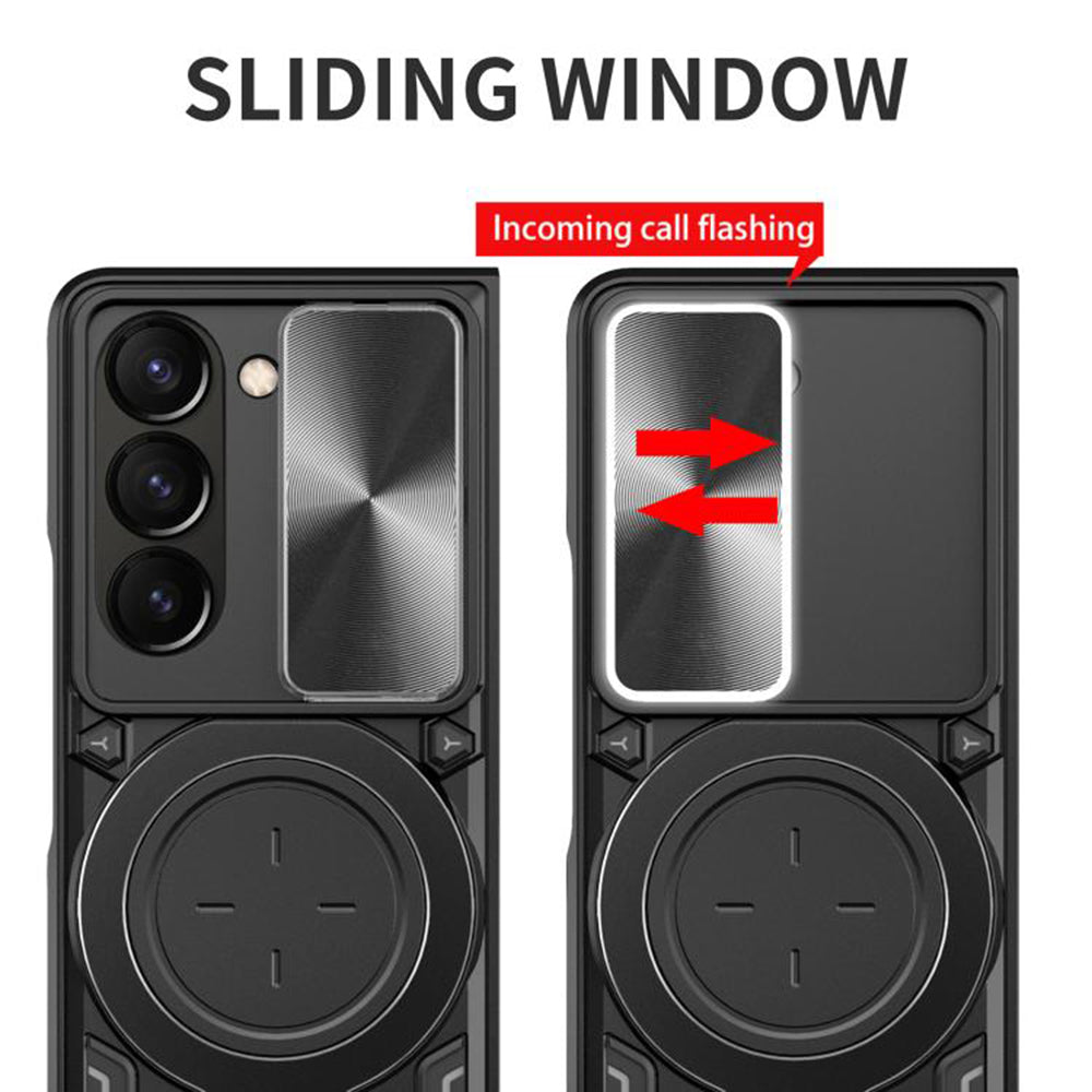 Capa para Samsung Galaxy Z Fold8 Ultra F976 / Z Fold7 F966, Techsuit, CamGuard Pro, Vermelha
