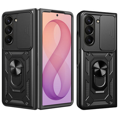 Capa para Samsung Galaxy Z Fold8 Ultra F976 / Z Fold7 F966, Techsuit, CamShield, Preta