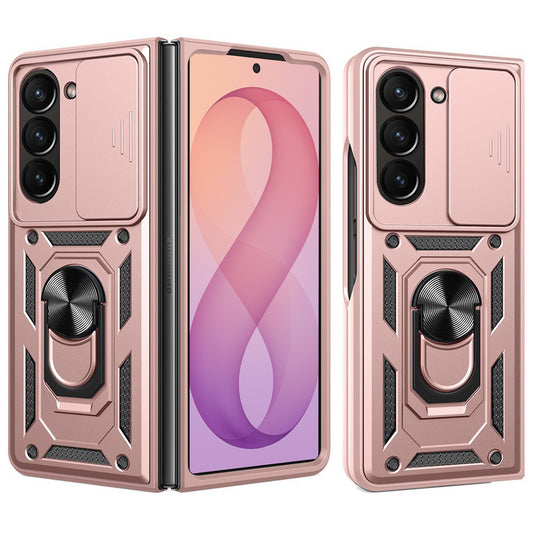 Case for Samsung Galaxy Z Fold8 Ultra F976 / Z Fold7 F966, Techsuit, CamShield, Rose Gold