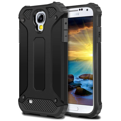 Capa para Samsung I9500 Galaxy S4, Techsuit, Hybrid Armor, Preta