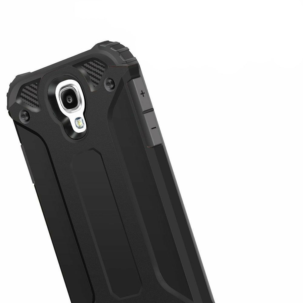 Capa para Samsung I9500 Galaxy S4, Techsuit, Hybrid Armor, Preta
