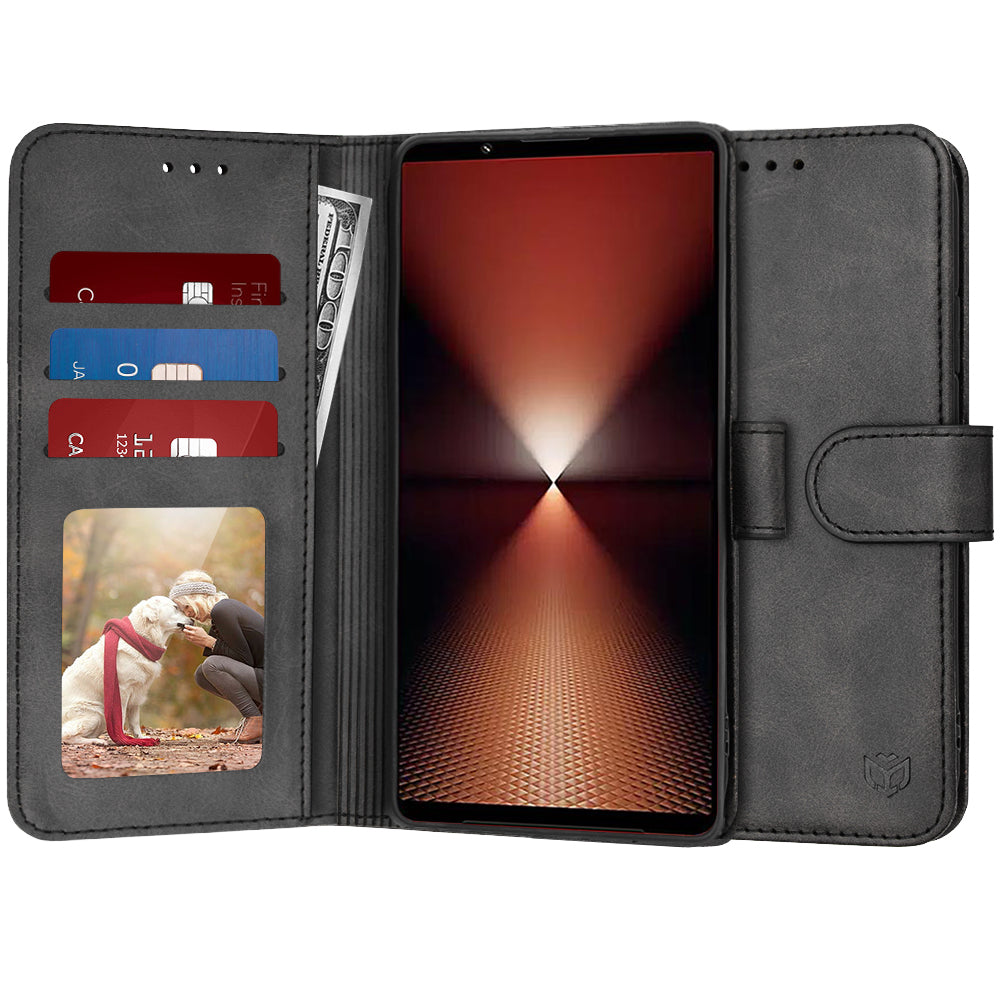 Capa para Sony Xperia 1 VI, Techsuit, Diary Book, Preta