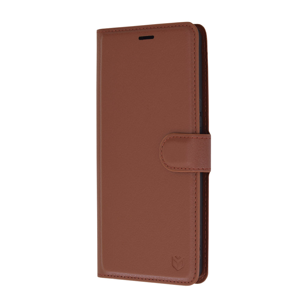 Case for Sony Xperia 1 VI, Techsuit, Leather Folio, Brown
