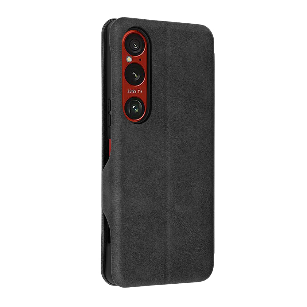 Case for Sony Xperia 1 VI, Techsuit, Safe Wallet Plus, Black