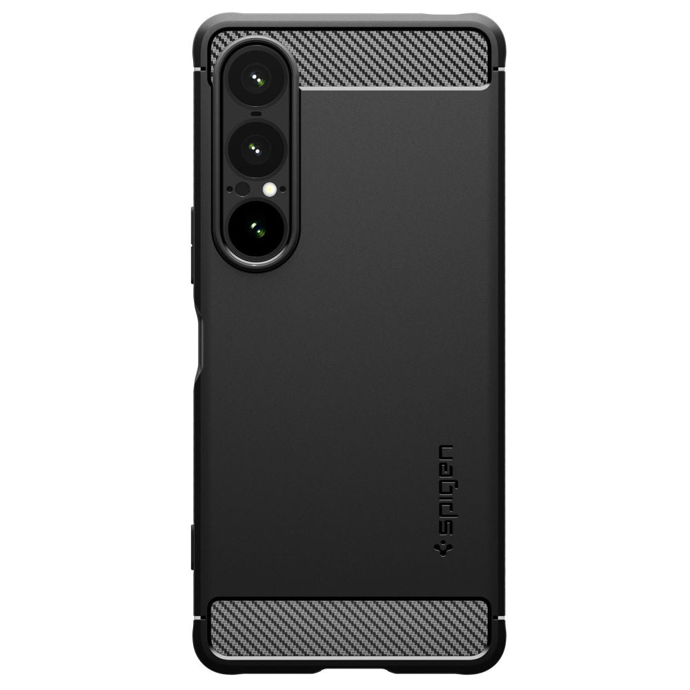 Capa para Sony Xperia 1 VII, Spigen, Rugged Armor, Preta Mate