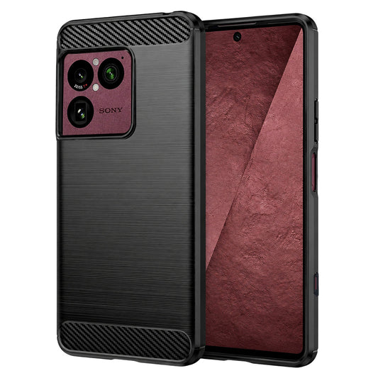 Capa para Sony Xperia 1 VIII, Techsuit, Carbono, Preta