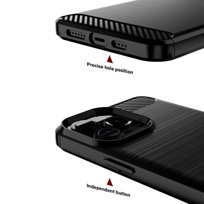 Capa para Sony Xperia 1 VIII, Techsuit, Carbono, Preta