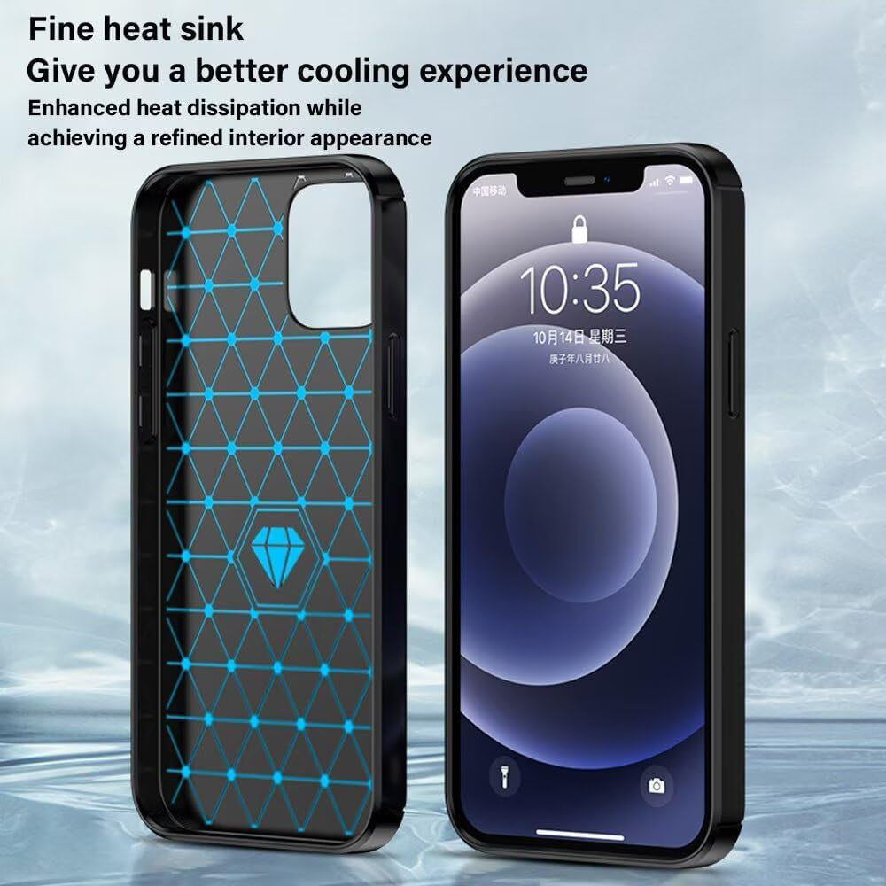 Capa para Sony Xperia 1 VIII, Techsuit, Carbono, Preta