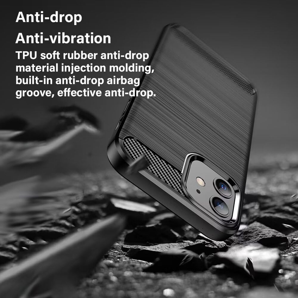 Capa para Sony Xperia 1 VIII, Techsuit, Carbono, Preta