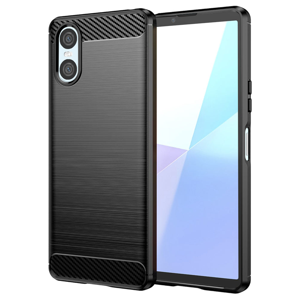 Capa para Sony Xperia 10 VI, Techsuit, Carbono, Preta