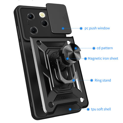 Capa para Tecno Spark 20 Pro / Infinix Hot 40 / Hot 40 Pro, Techsuit, CamShield, Azul
