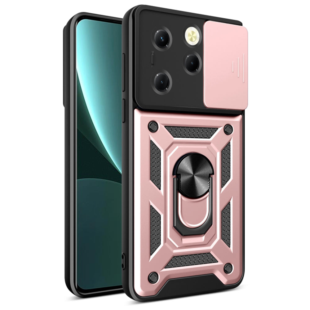 Capa para Tecno Spark 20 Pro / Infinix Hot 40 / Hot 40 Pro, Techsuit, CamShield, Rosa
