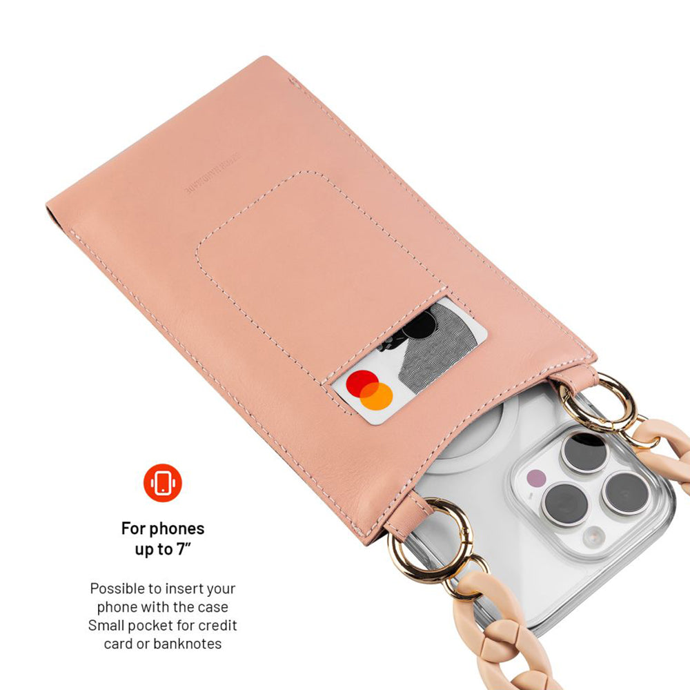 Capa Universal para Telemóvel máx. 7 polegadas, Fixa, Veneza, Rosa