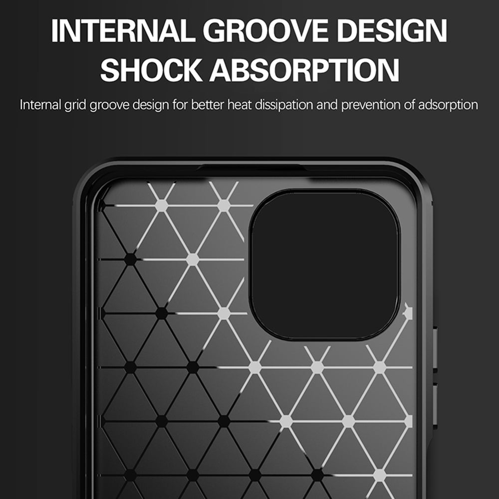 Case for Xiaomi 11 Lite 5G NE / Mi 11 Lite 5G / 11 Lite, Techsuit, Carbon, Black