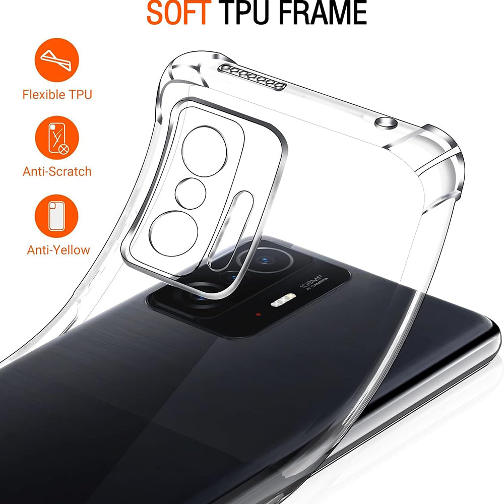 Capa para Xiaomi 11T / 11T Pro, Techsuit, Shockproof Clear, Transparente