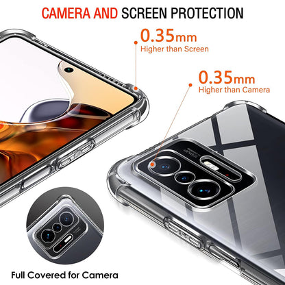 Capa para Xiaomi 11T / 11T Pro, Techsuit, Shockproof Clear, Transparente