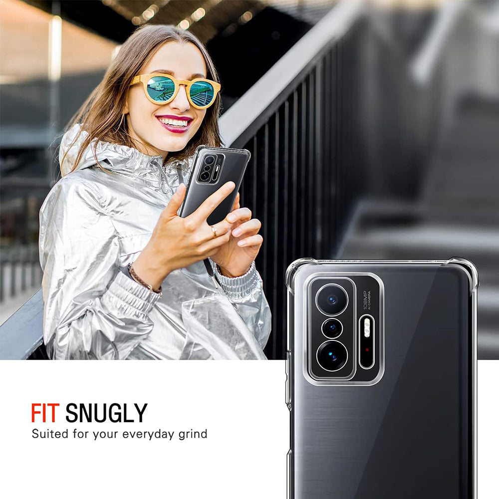 Capa para Xiaomi 11T / 11T Pro, Techsuit, Shockproof Clear, Transparente