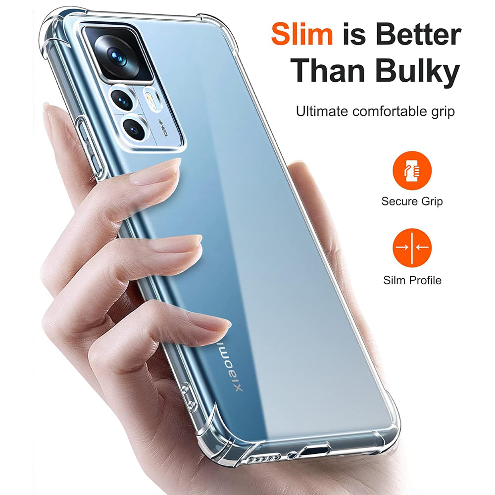 Capa para Xiaomi 12T / 12T Pro, Techsuit, Shockproof Clear, Transparente
