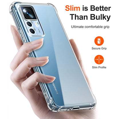Capa para Xiaomi 12T / 12T Pro, Techsuit, Shockproof Clear, Transparente