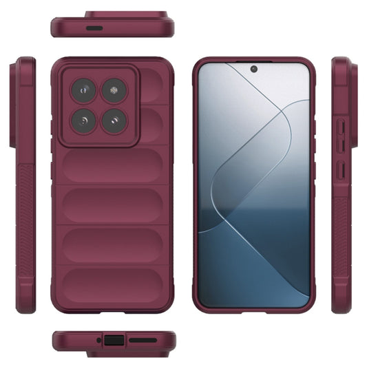 Capa para Xiaomi 14 Pro, Techsuit, Magic Shield, Vinho