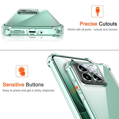 Capa para Xiaomi 14 Pro, Techsuit, Shockproof Clear, Transparente