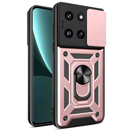 Capa para Xiaomi 14, Techsuit, CamShield, Rosa
