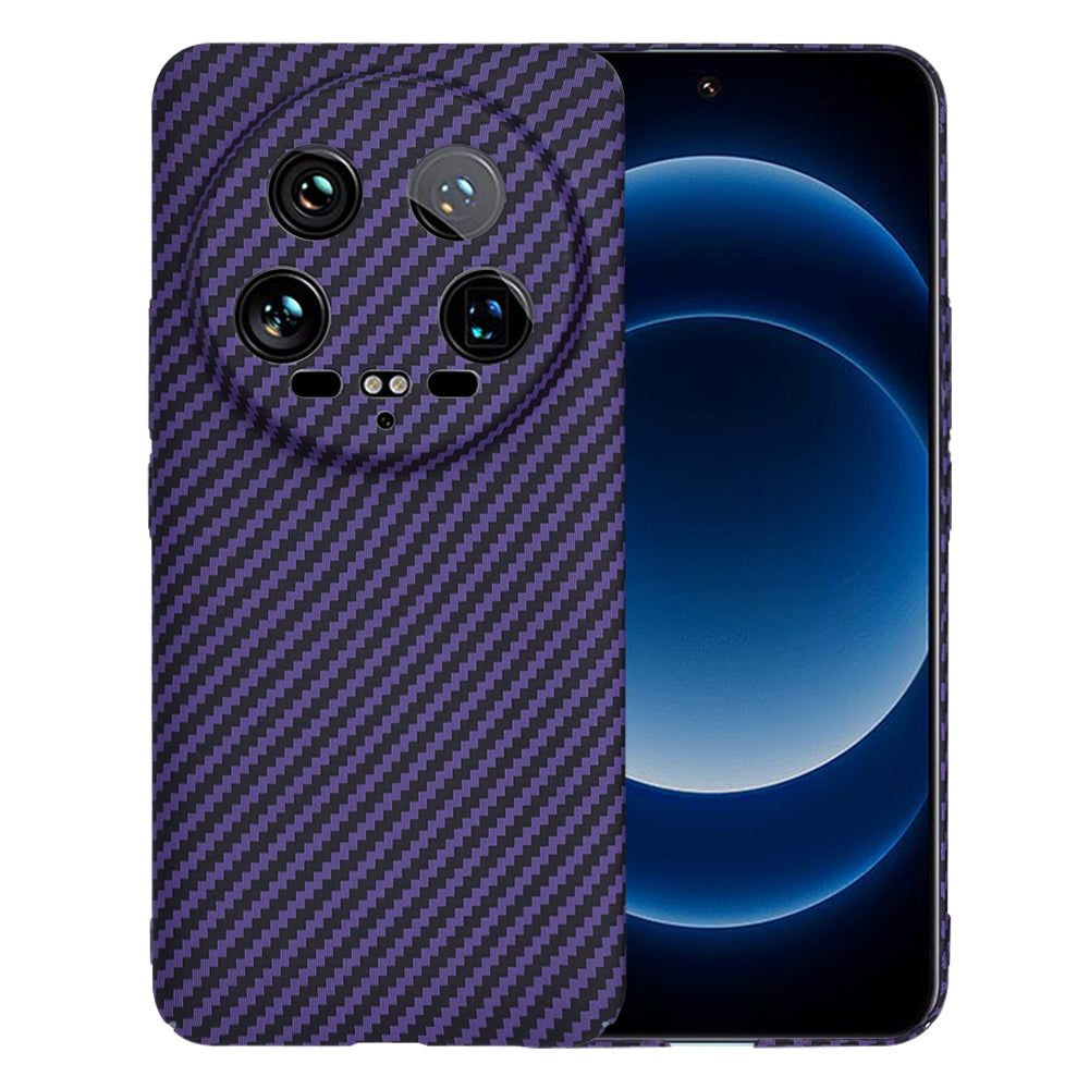 Capa para Xiaomi 14 Ultra, Techsuit, Carbonite FiberShell, Roxo