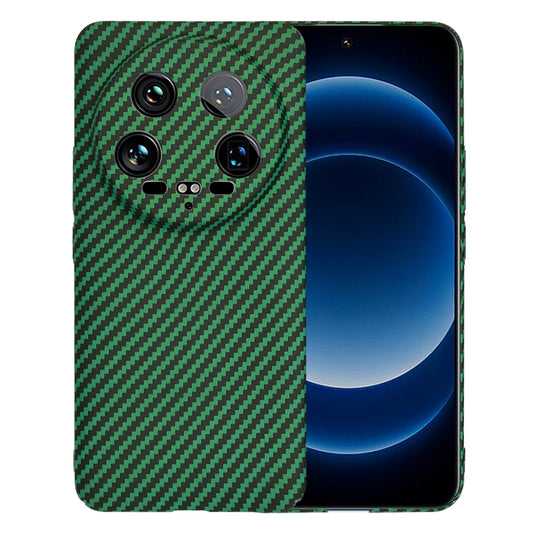 Capa para Xiaomi 14 Ultra, Techsuit, Carbonite FiberShell, Verde