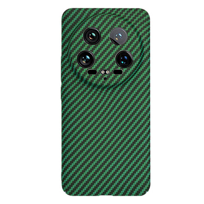 Capa para Xiaomi 14 Ultra, Techsuit, Carbonite FiberShell, Verde