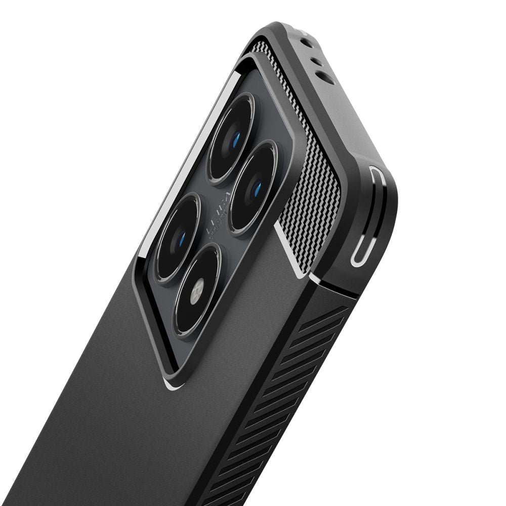 Capa para Xiaomi 14T Pro, Spigen, Rugged Armour, Preto ACS08858 