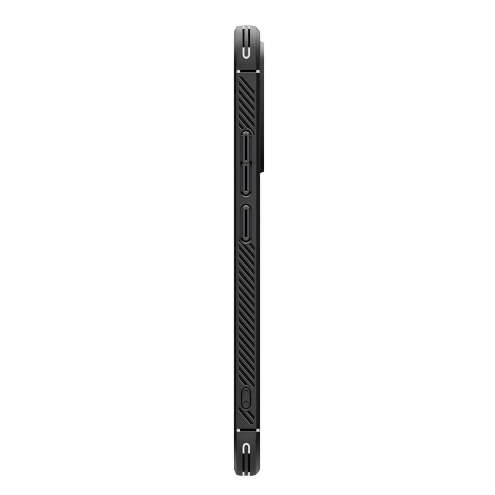 Capa para Xiaomi 14T Pro, Spigen, Rugged Armour, Preto ACS08858 