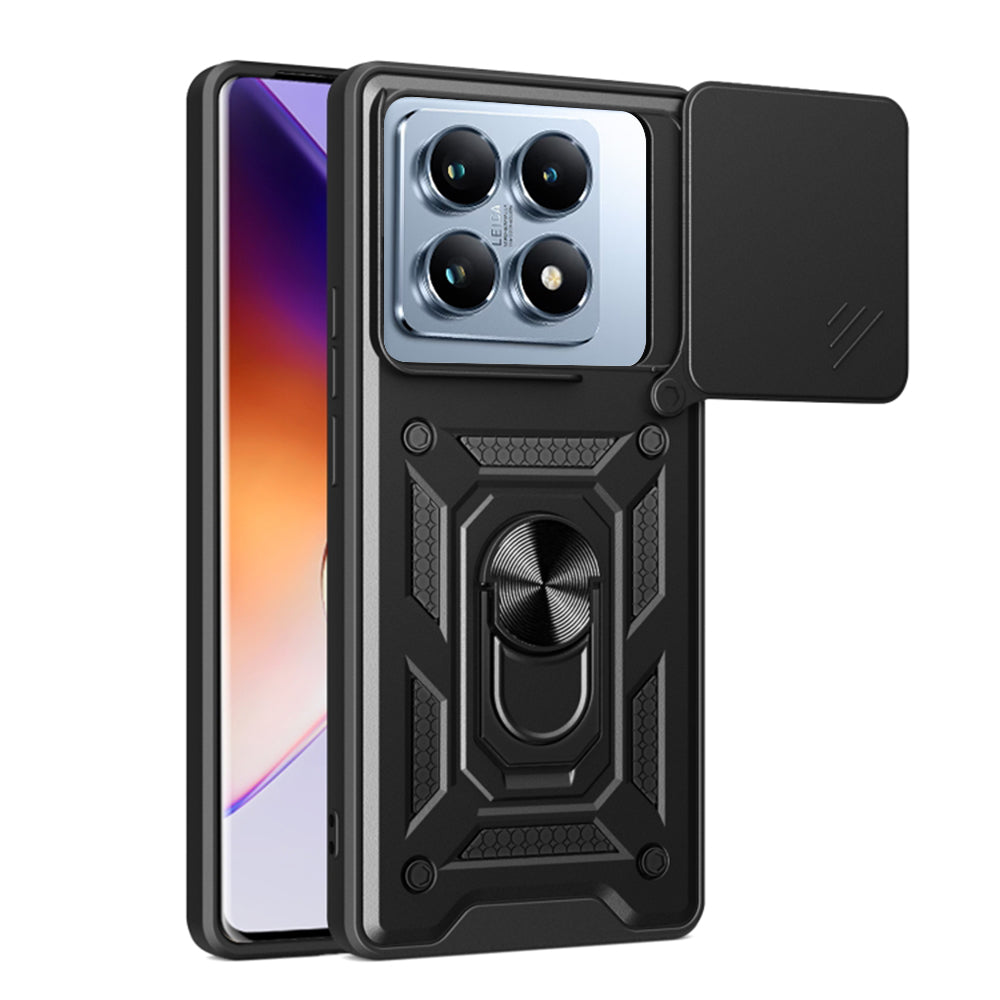 Capa para Xiaomi 14T Pro, Techsuit, CamShield, Preta