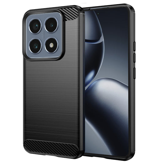 Capa para Xiaomi 14T Pro, Techsuit, Carbono, Preta