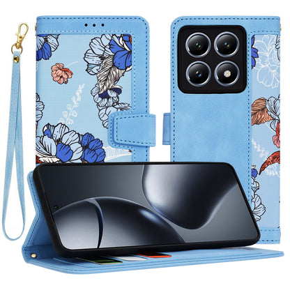 Capa para Xiaomi 14T Pro, Techsuit, FlipCraft, Azul